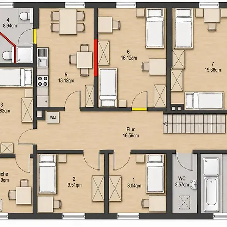 Apartment Monteurwohnungen In Andervene